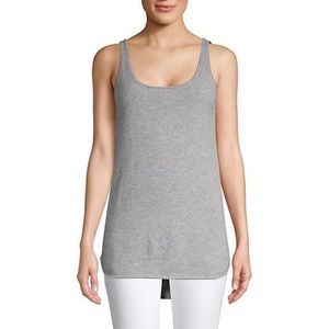 UGG Madelyn Cashmere High Low Tank Top -Grey - M -NWT
